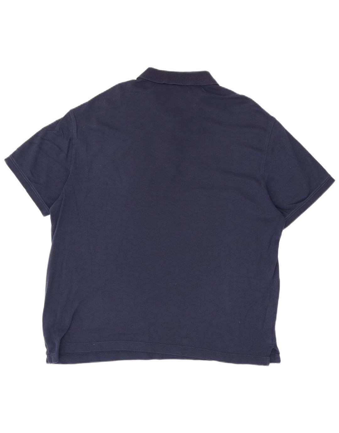 Van Heusen Mens Polo Shirt Large Navy Blue Cotton