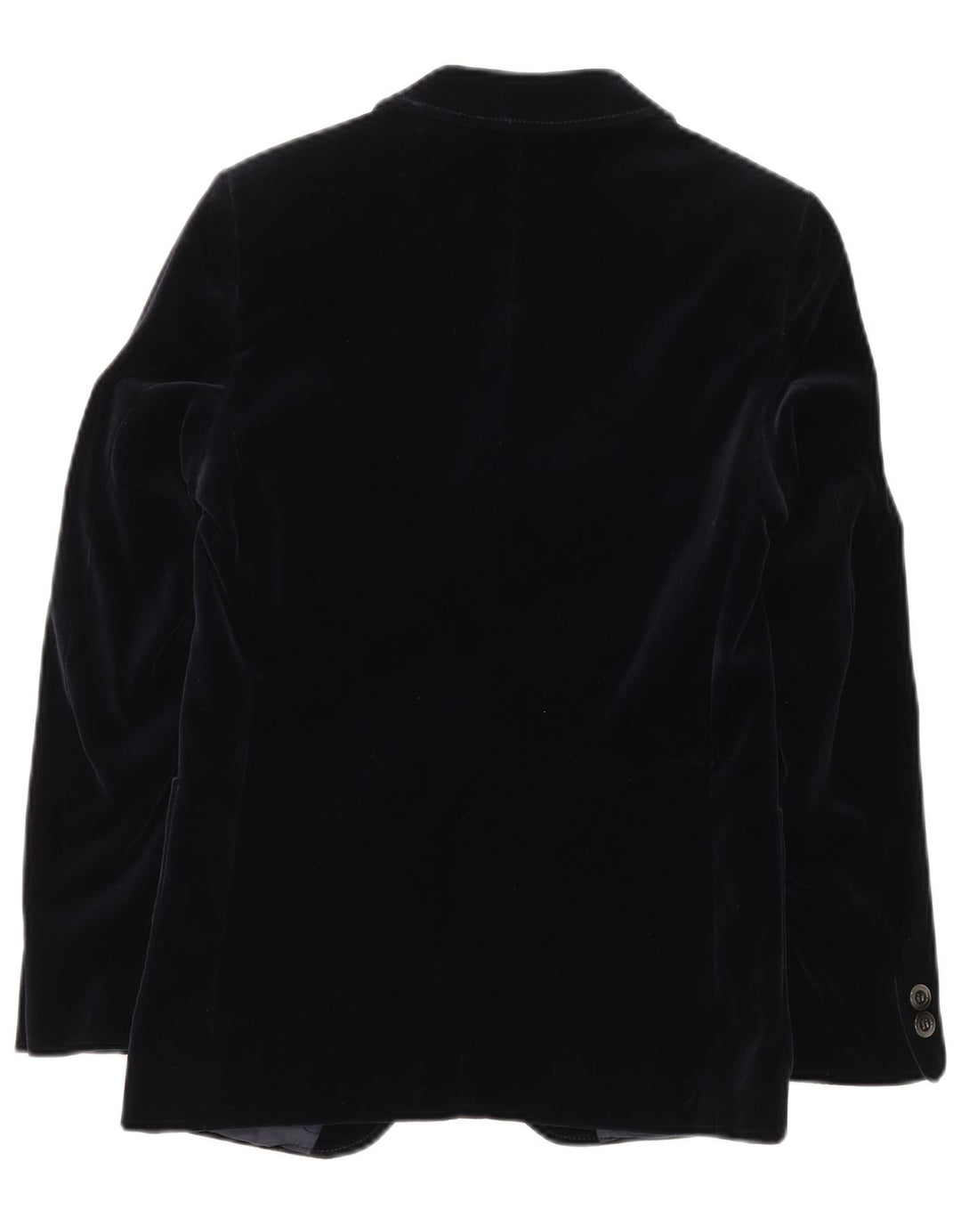 C&A Womens 2 Button Blazer Jacket IT 42 Medium Navy Blue Cotton