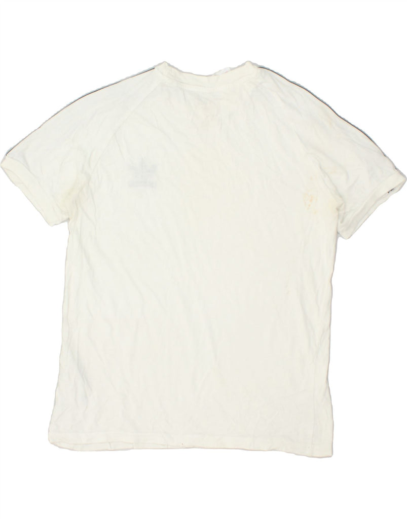 ADIDAS Boys T-Shirt Top 12-13 Years White Cotton | Vintage Adidas | Thrift | Second-Hand Adidas | Used Clothing | Messina Hembry 