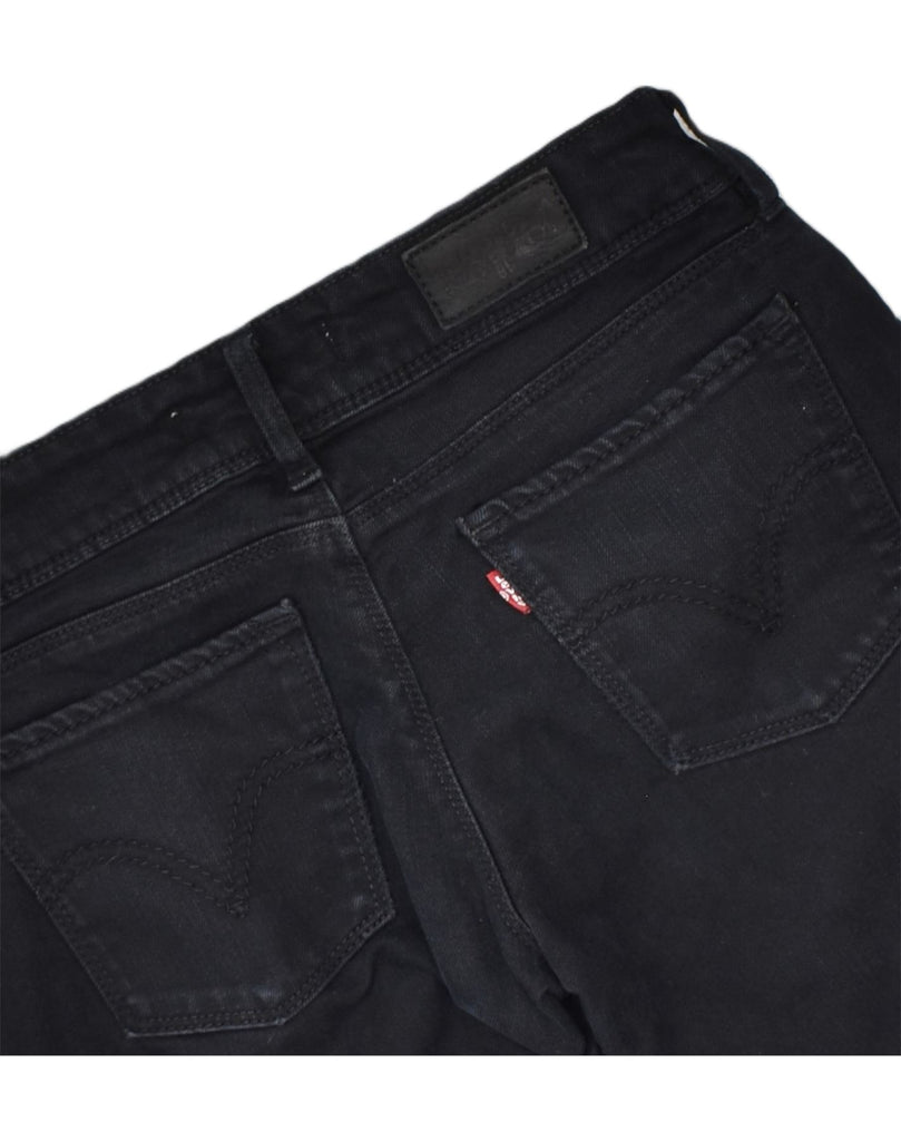 LEVI'S Womens 571 Slim Jeans W28 L34 Black Cotton | Vintage Levi's | Thrift | Second-Hand Levi's | Used Clothing | Messina Hembry 