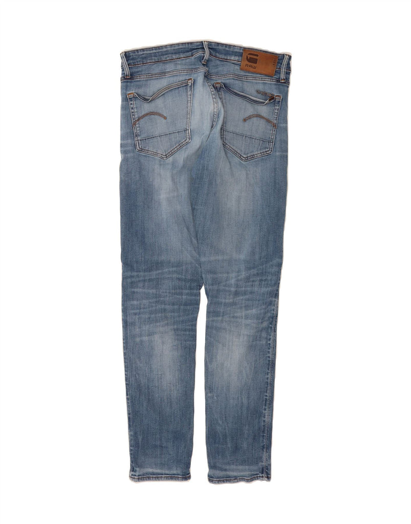 G-STAR Mens 3301 Tapered Straight Jeans W34 L34 Blue Cotton Vintage G-Star and Second-Hand G-Star from Messina Hembry 