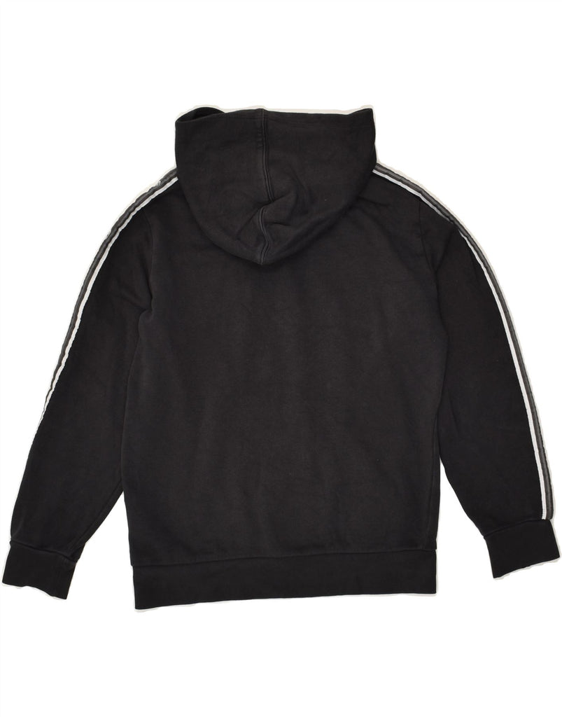 CHAMPION Boys Graphic Hoodie Jumper 9-10 Years Medium Black Cotton | Vintage Champion | Thrift | Second-Hand Champion | Used Clothing | Messina Hembry 