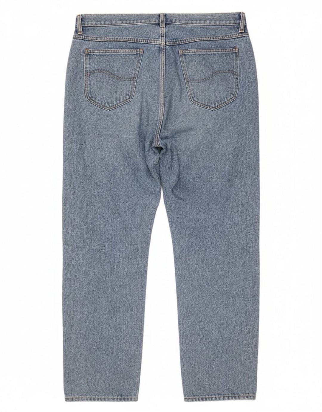 Rifle Mens Straight Jeans W40 L30 Blue Cotton