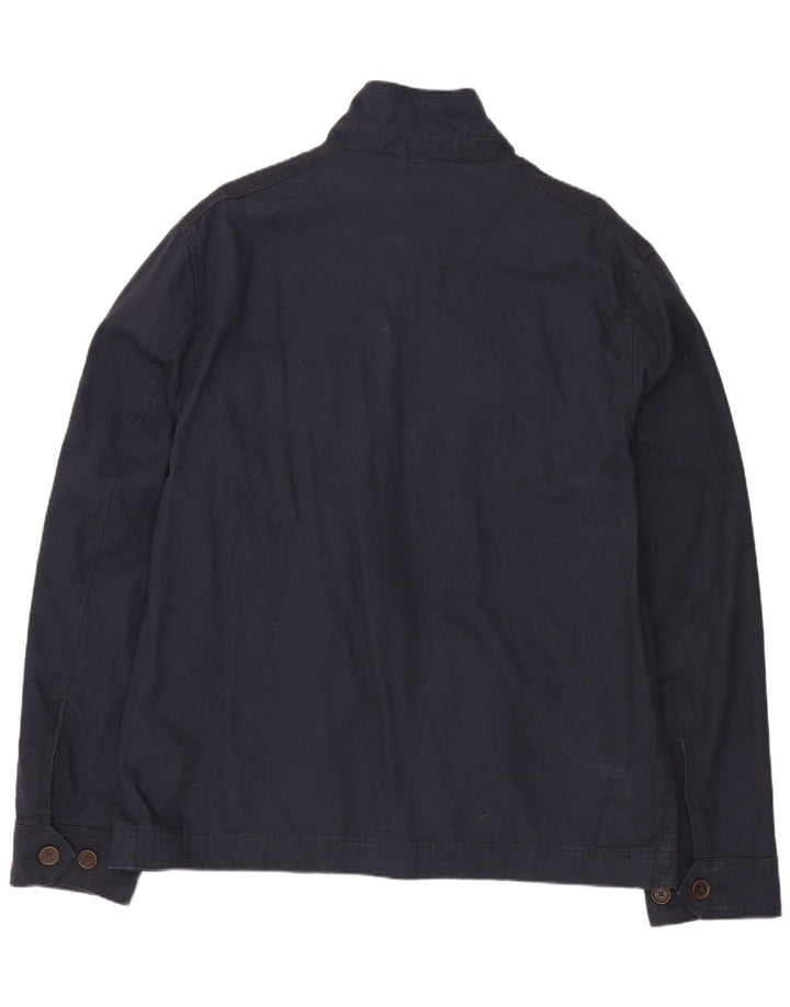 TIMBERLAND Mens Utility Jacket UK 40 Large Navy Blue Cotton