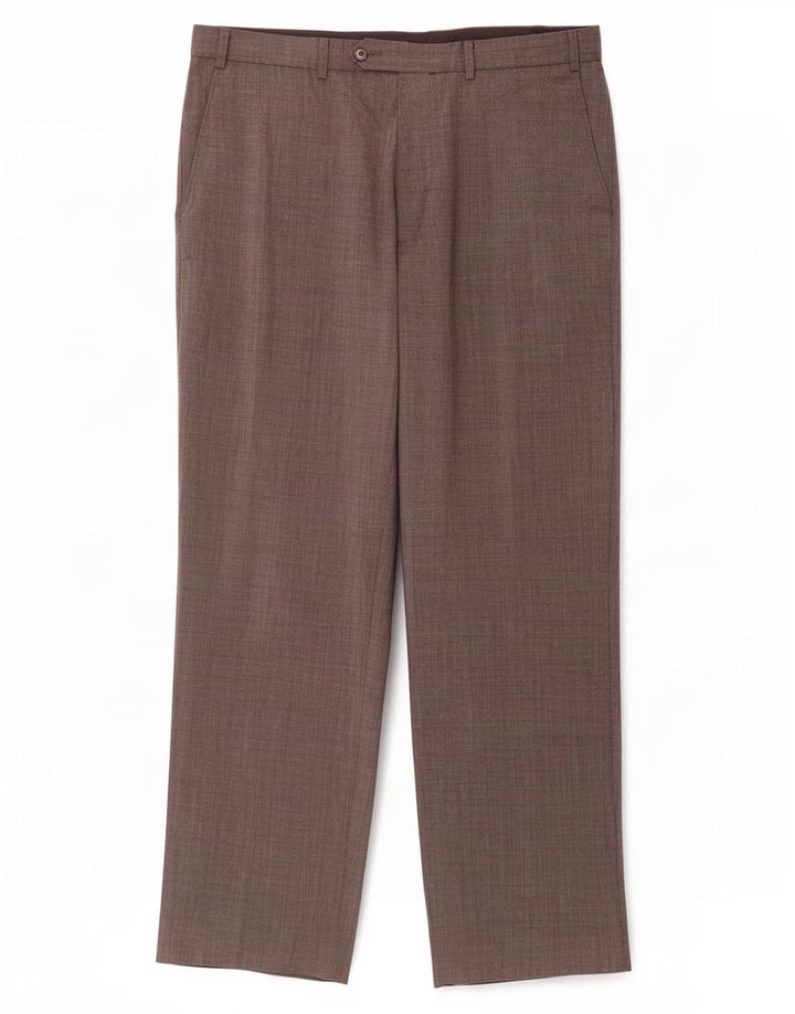 Marks & Spencer Mens Straight Suit Trousers W36 L31 Black Polyester