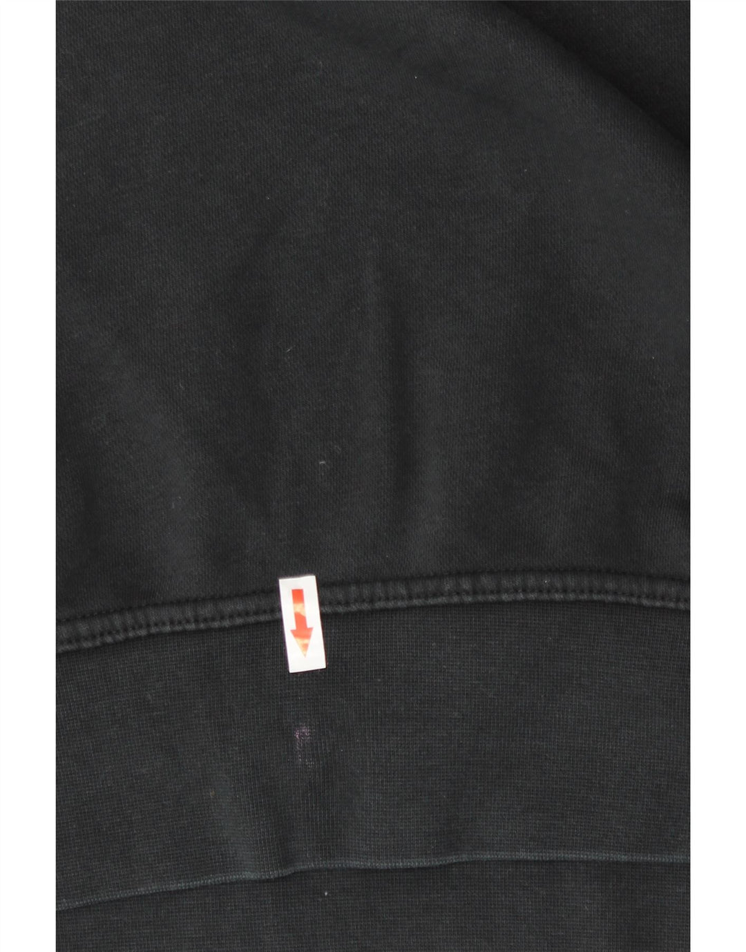 Nike Womens Graphic Hoodie Jumper UK 14 Medium Black Cotton