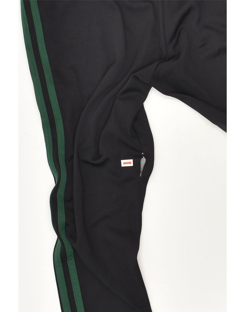 ADIDAS Mens Tracksuit Trousers Small Black Polyamide | Vintage Adidas | Thrift | Second-Hand Adidas | Used Clothing | Messina Hembry 