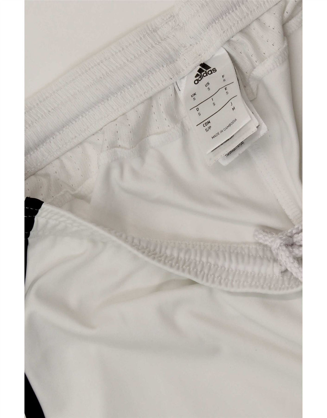Adidas Womens Juventus Sport Shorts UK 8 Small White Polyester