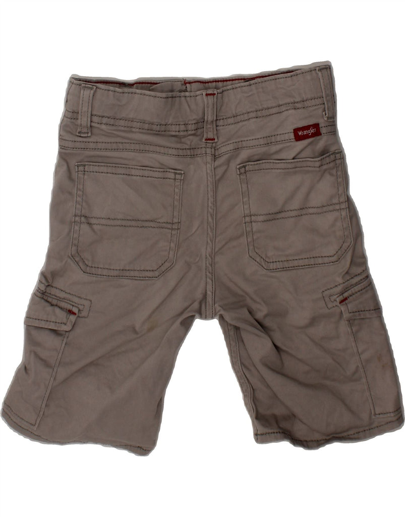 WRANGLER Boys Cargo Shorts 5-6 Years W22  Grey Cotton Vintage Wrangler and Second-Hand Wrangler from Messina Hembry 