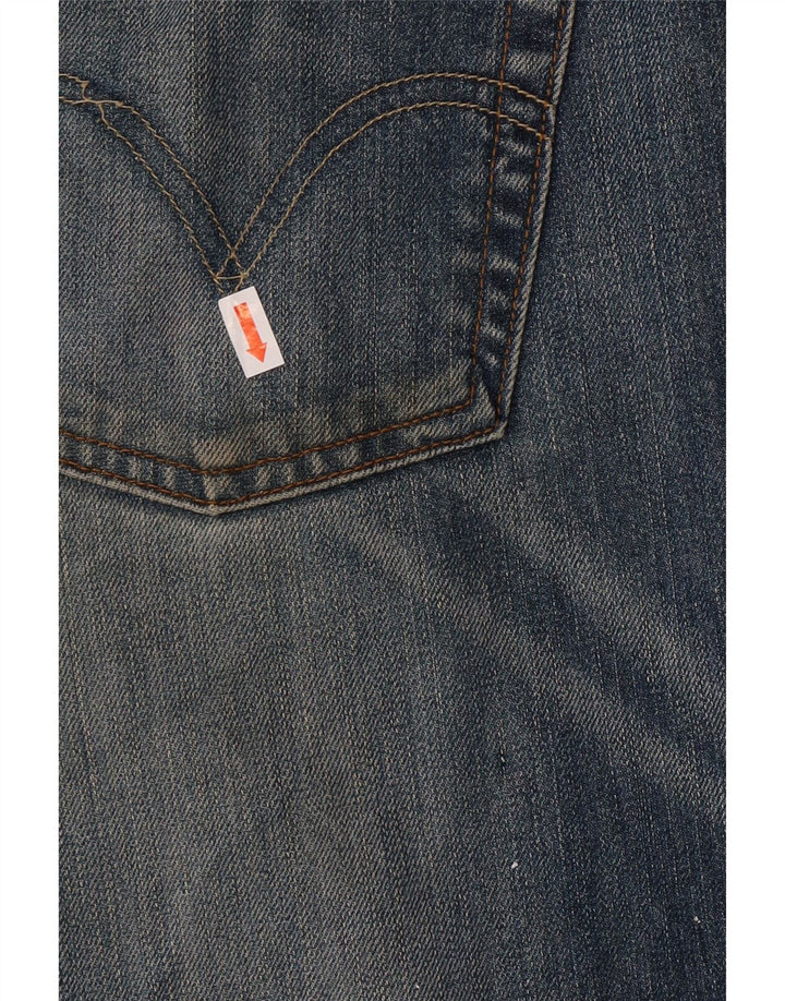 LEVI'S Mens 506 Straight Jeans W36 L34  Blue Cotton