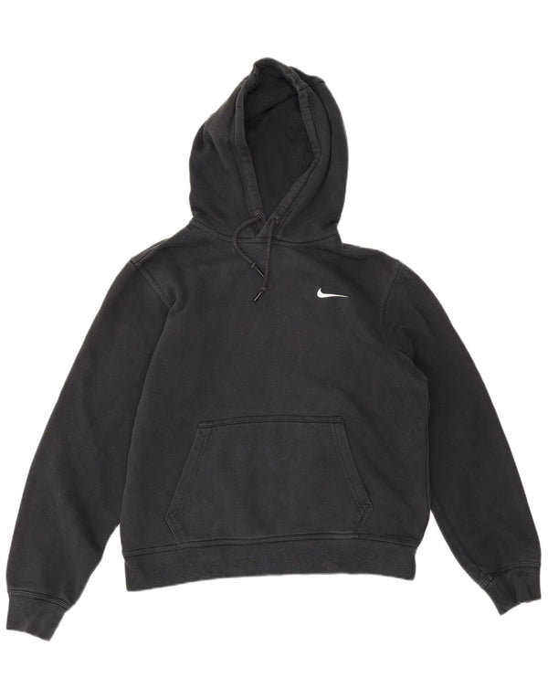 Nike Mens Hoodie Jumper Medium Black Cotton