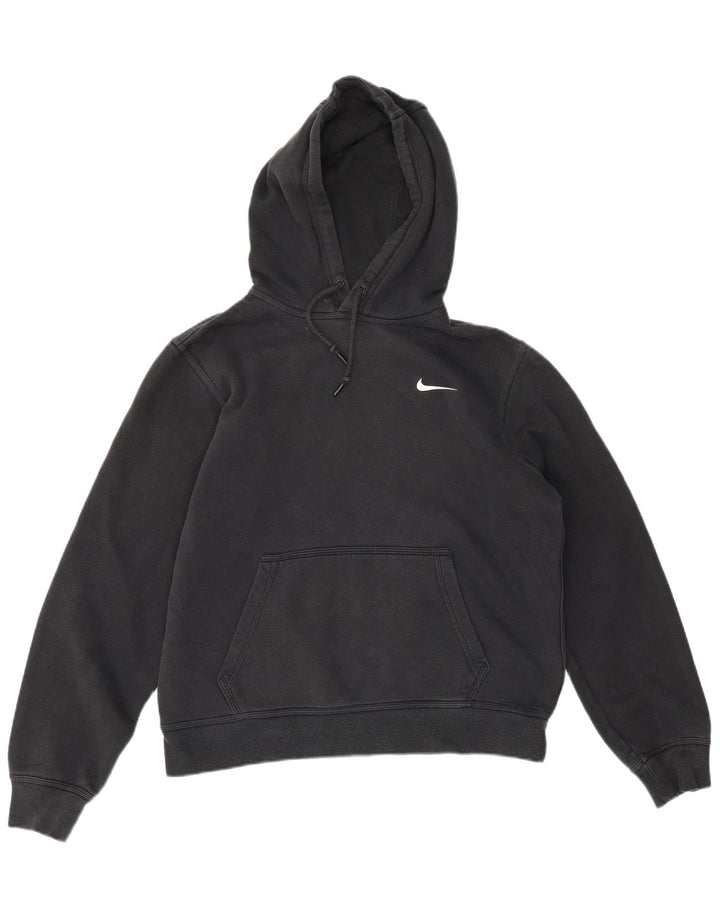 Nike Mens Hoodie Jumper Medium Black Cotton
