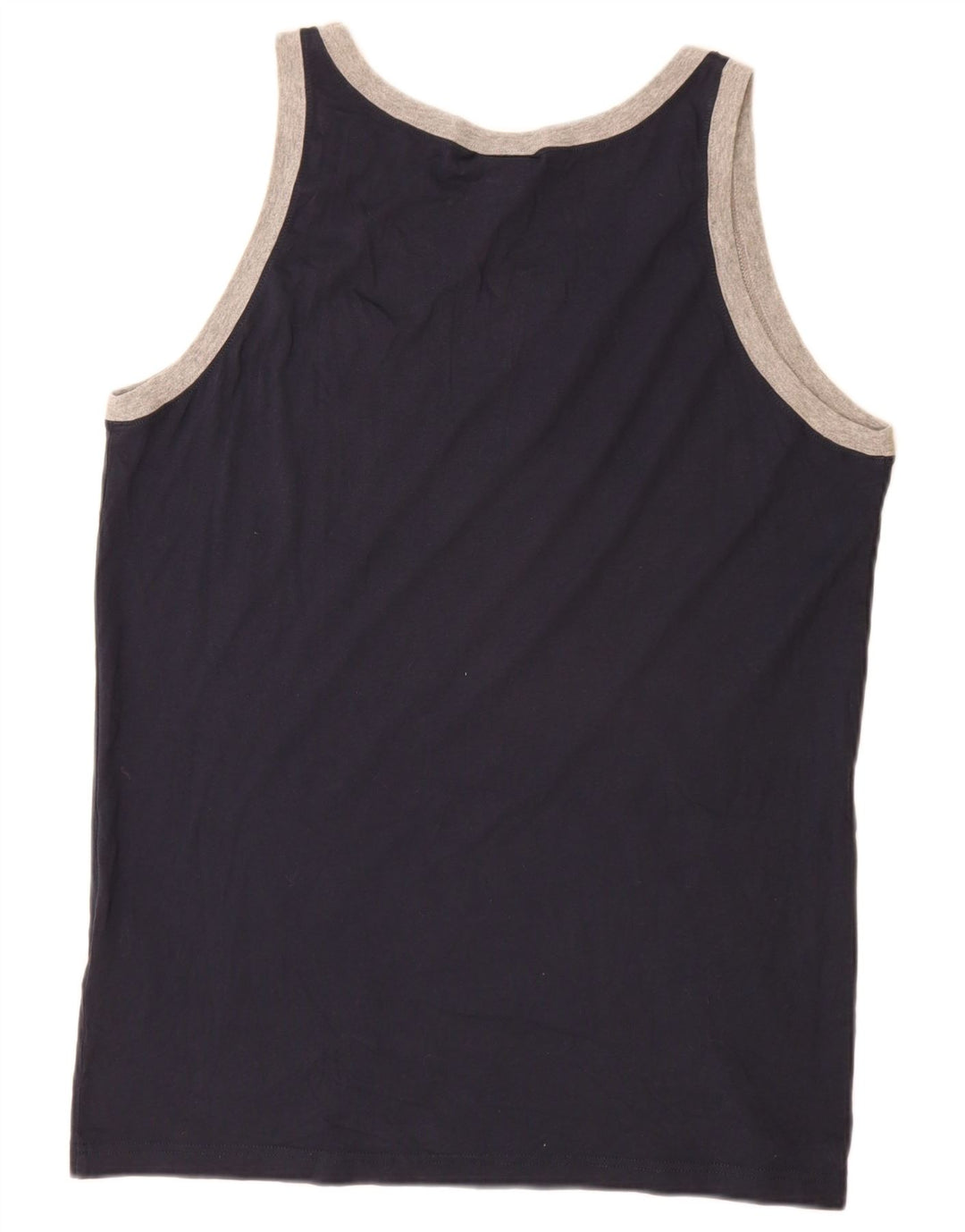 Champion Mens Graphic Vest Top XL Navy Blue Cotton