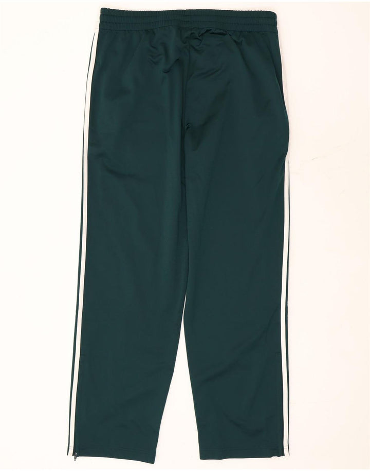 Adidas Mens Tracksuit Trousers Large Green Polyester