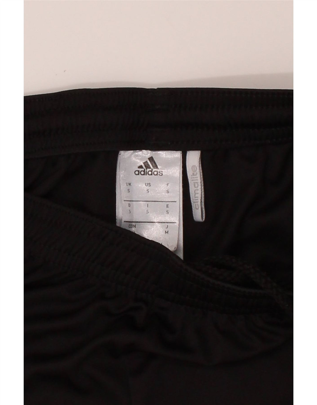ADIDAS Boys Climalite Sport Shorts 9-10 Years Small Black Polyester Vintage Adidas and Second-Hand Adidas from Messina Hembry 