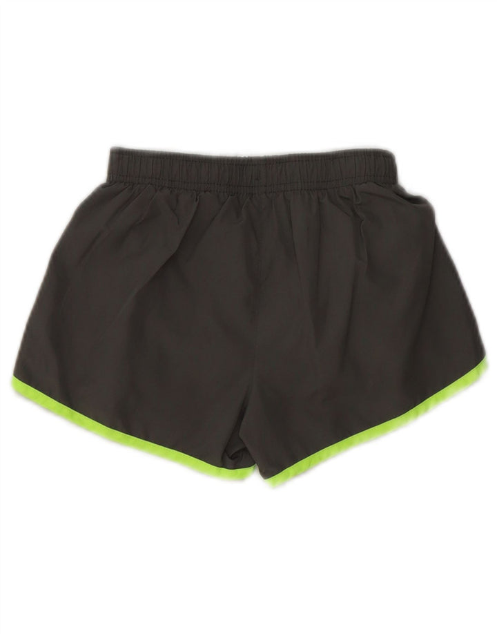 Puma Girls Sport Shorts 6-7 Years Small Grey Colourblock Polyester