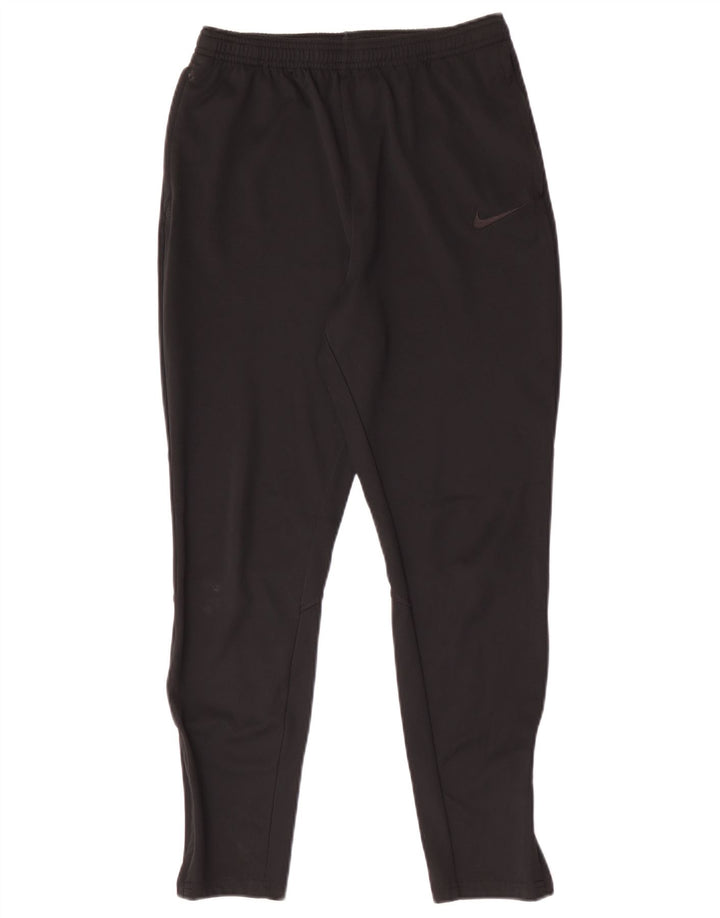 Nike Boys Dri Fit Tracksuit Trousers 13-14 Years XL Black Polyester