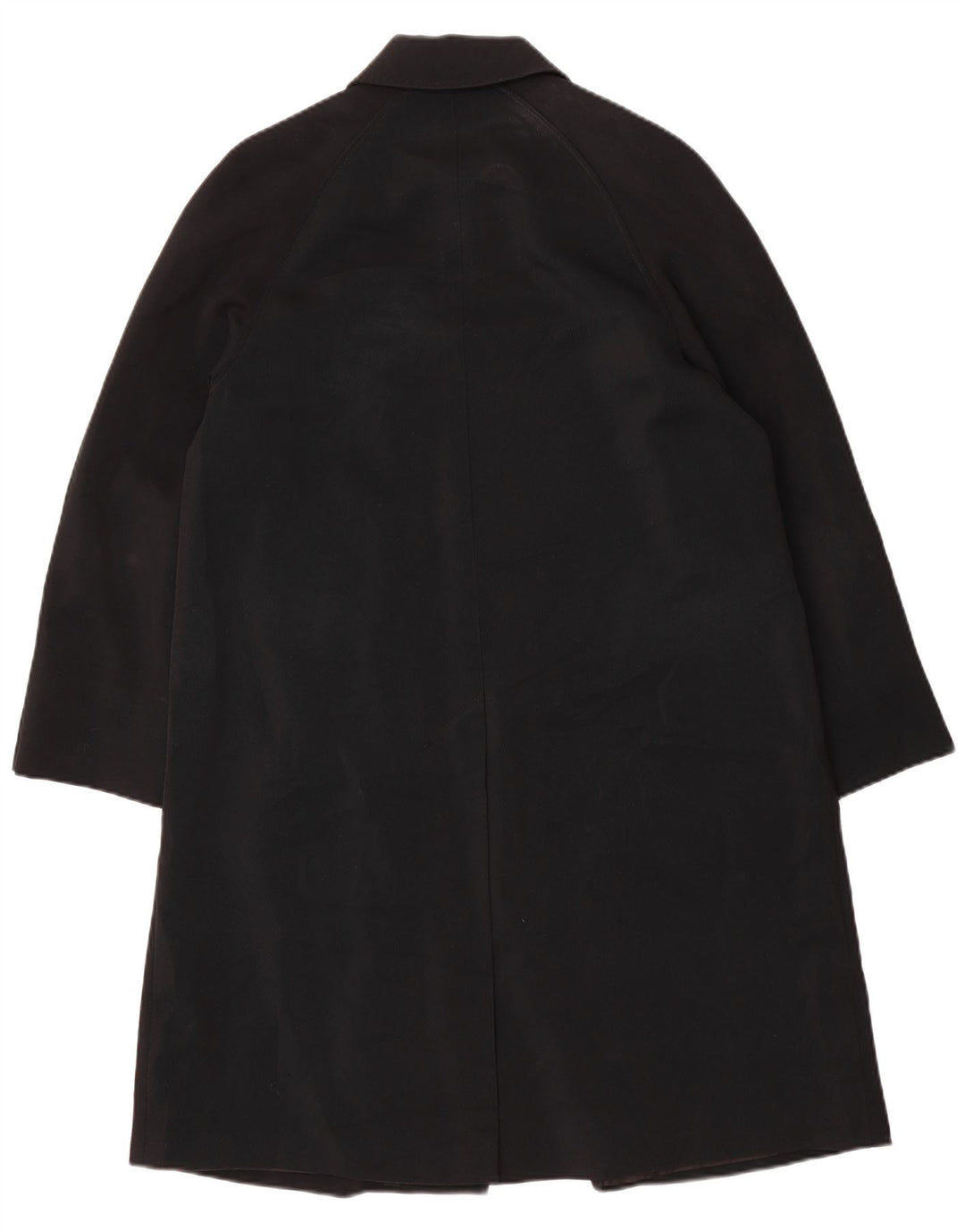 Marks & Spencer Womens Overcoat UK 12 Medium Black Polyester