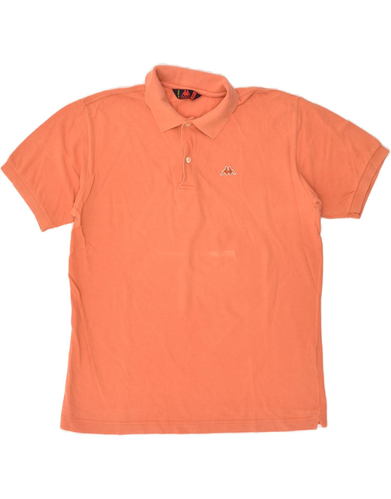 KAPPA Mens Polo Shirt Large Orange Cotton | Vintage Kappa | Thrift | Second-Hand Kappa | Used Clothing | Messina Hembry 