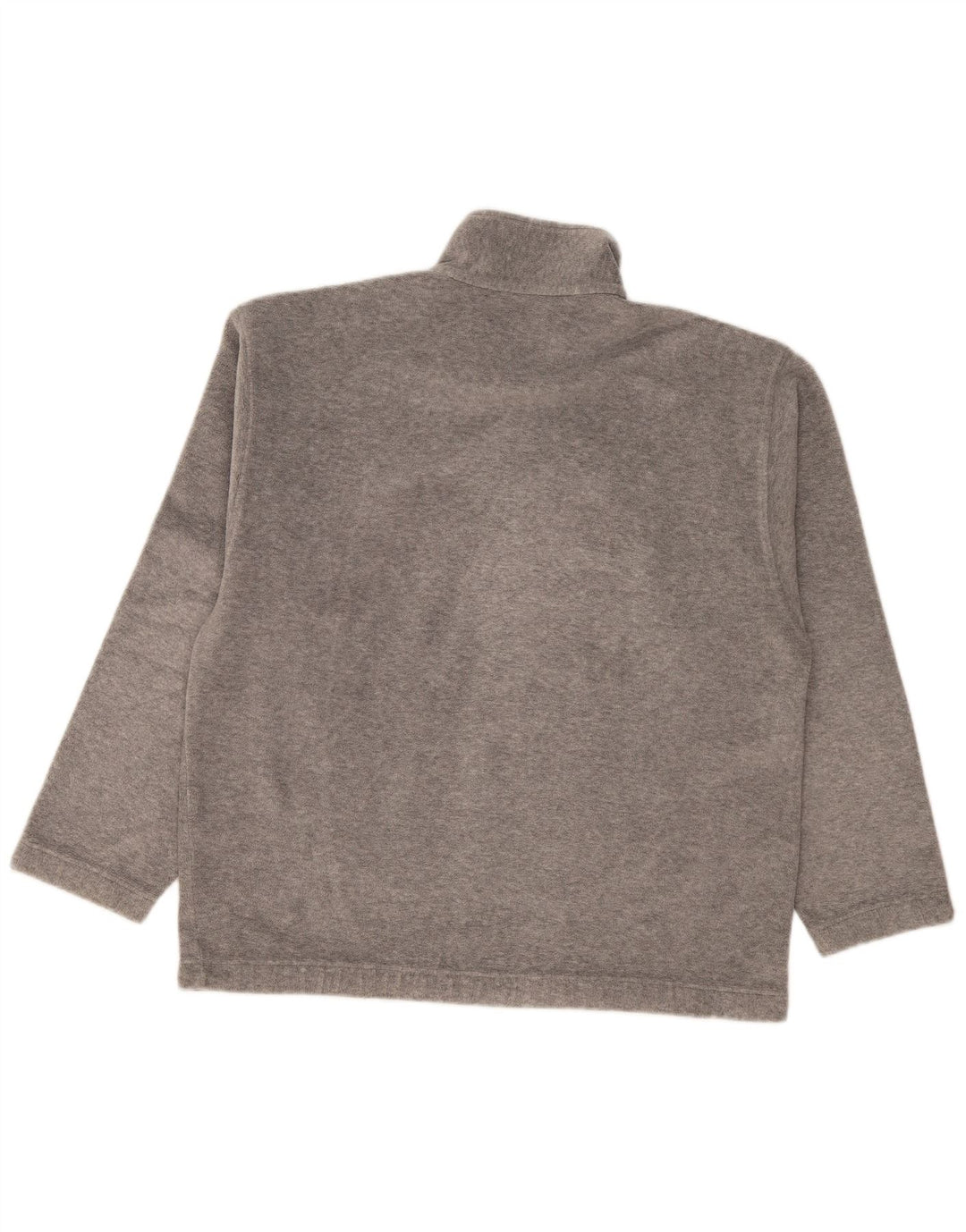 Sergio Tacchini Mens Zip Neck Fleece Jumper Large Grey