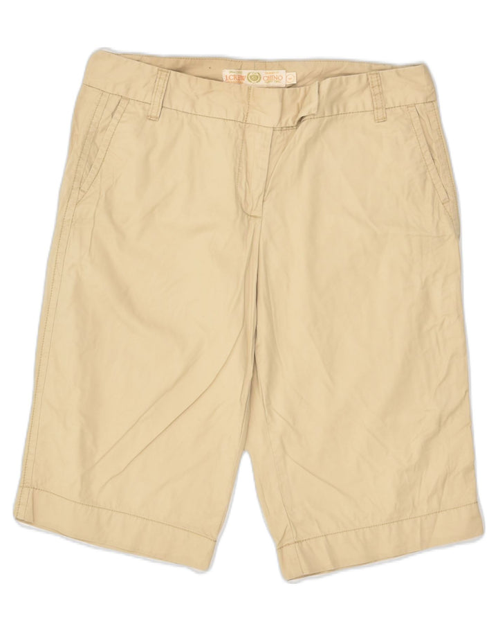 J. CREW Womens City Fit Chino Shorts US 4 Small W32 Beige Cotton | Vintage J. Crew | Thrift | Second-Hand J. Crew | Used Clothing | Messina Hembry 