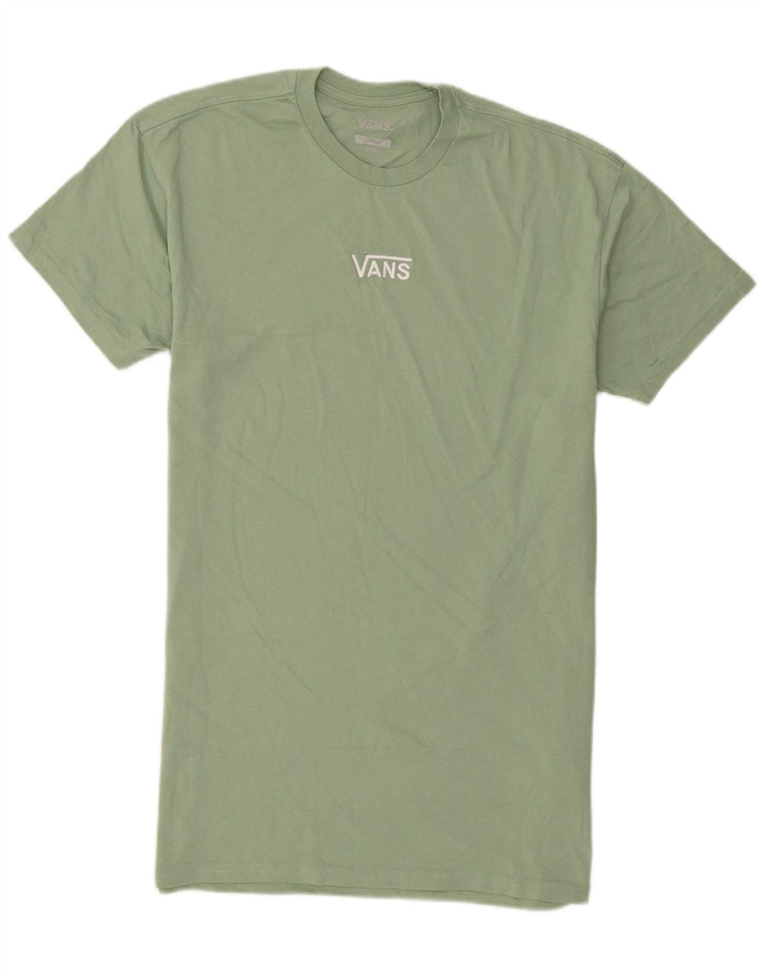 Vans Mens Tall Short Sleeve T-Shirt Top Small Green Cotton