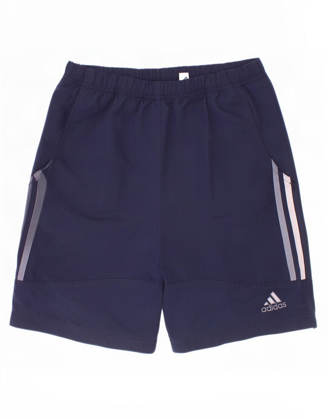 Adidas Boys Sport Shorts 11-12 Years Navy Blue Polyester
