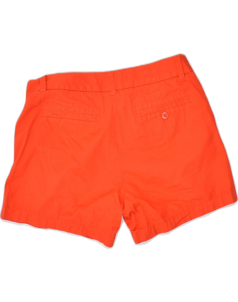 J. CREW Womens Broken In Chino Shorts US 6 Medium W30 Orange Cotton | Vintage J. Crew | Thrift | Second-Hand J. Crew | Used Clothing | Messina Hembry 