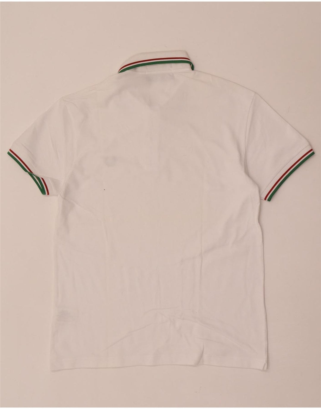 Fred Perry Mens Light and Stretch Polo Shirt Medium White Cotton