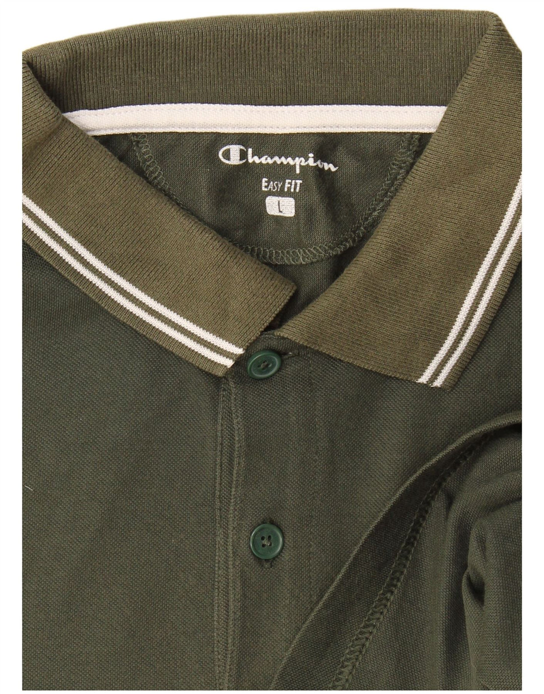 Champion Mens Easy Fit Polo Shirt Large Khaki