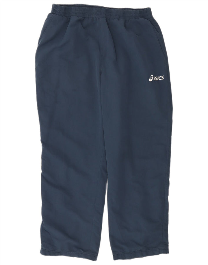 ASICS Mens Tracksuit Trousers 2XL Navy Blue Polyester