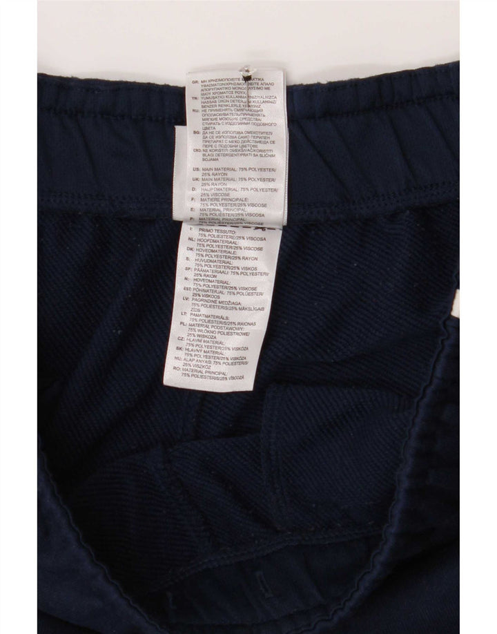 Adidas Mens Climalite Tracksuit Trousers Small Navy Blue Polyester