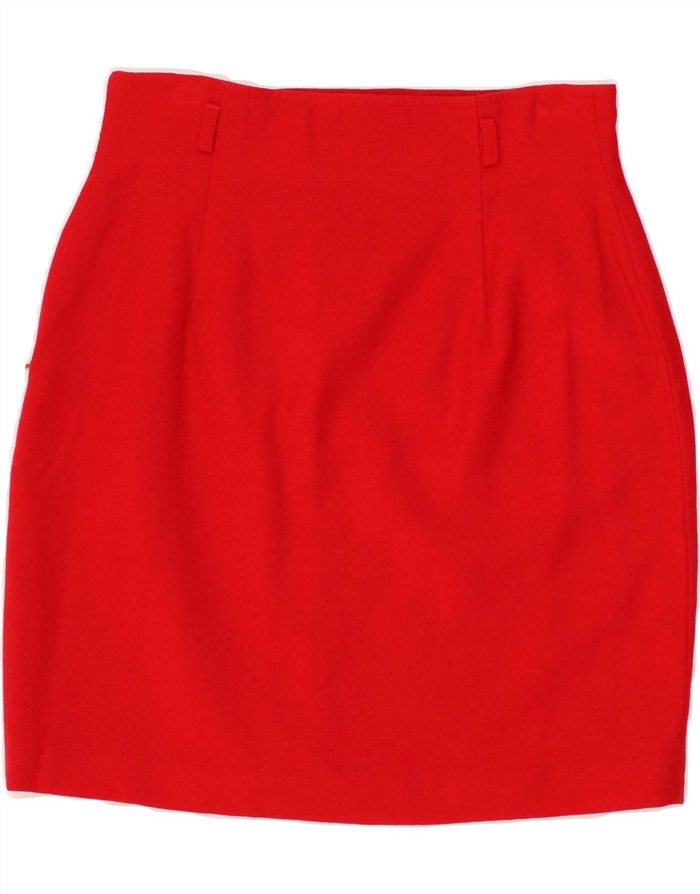 VINTAGE Womens Pencil Skirt W28 Medium Red Vintage Second-Hand