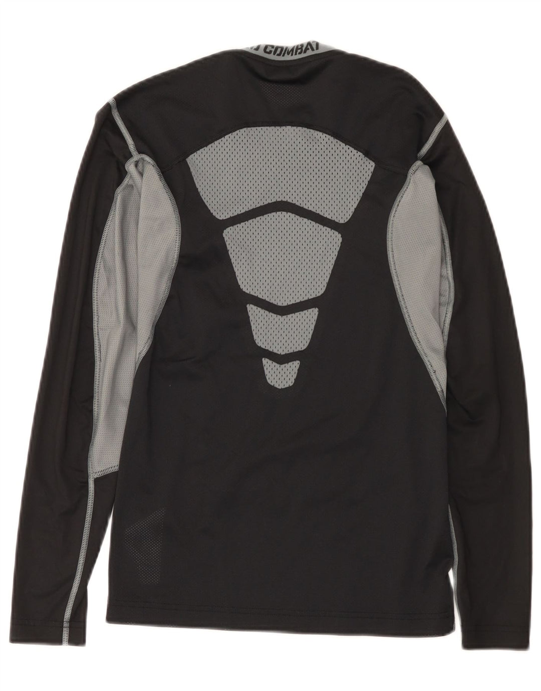 Nike Mens Dri Fit Top Long Sleeve Small Black Colourblock Polyester