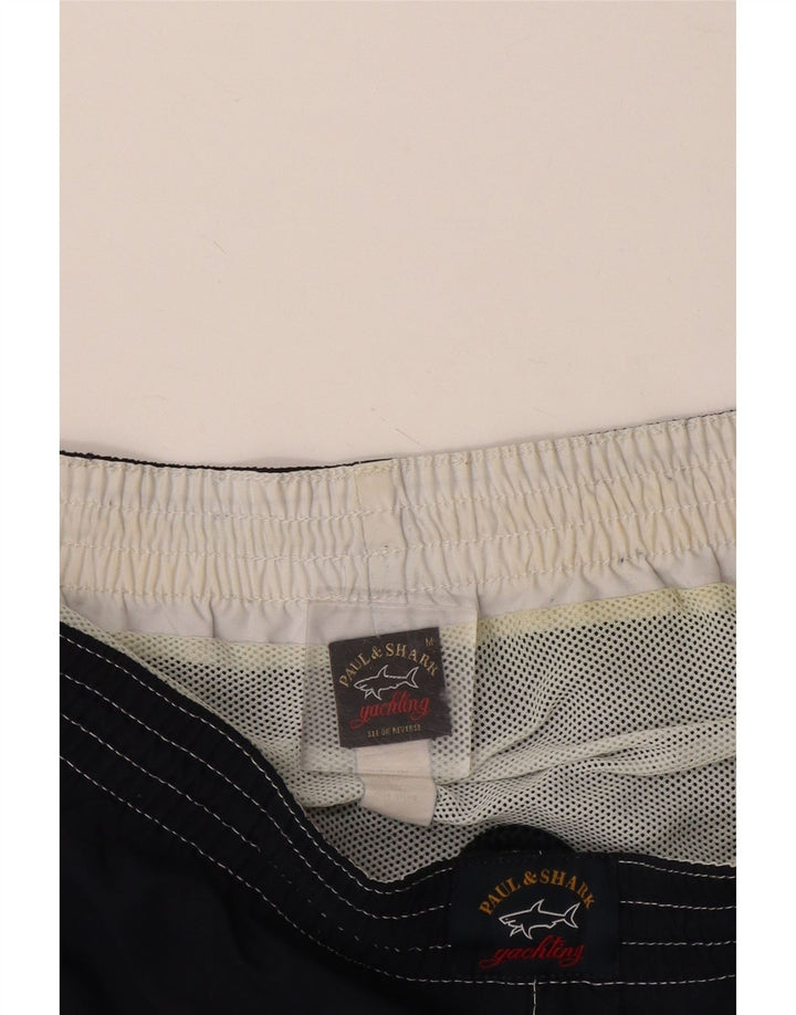 Paul & Shark Mens Graphic Swimming Shorts Medium  Navy Blue