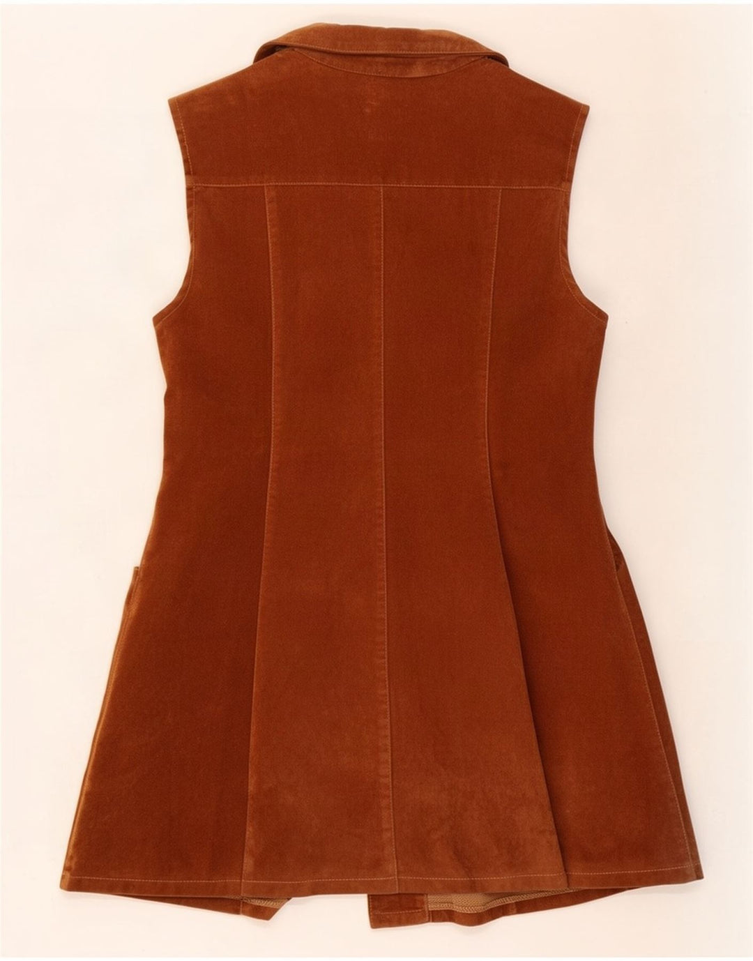 Avant Womens Suede Gilet UK 12 Medium Brown