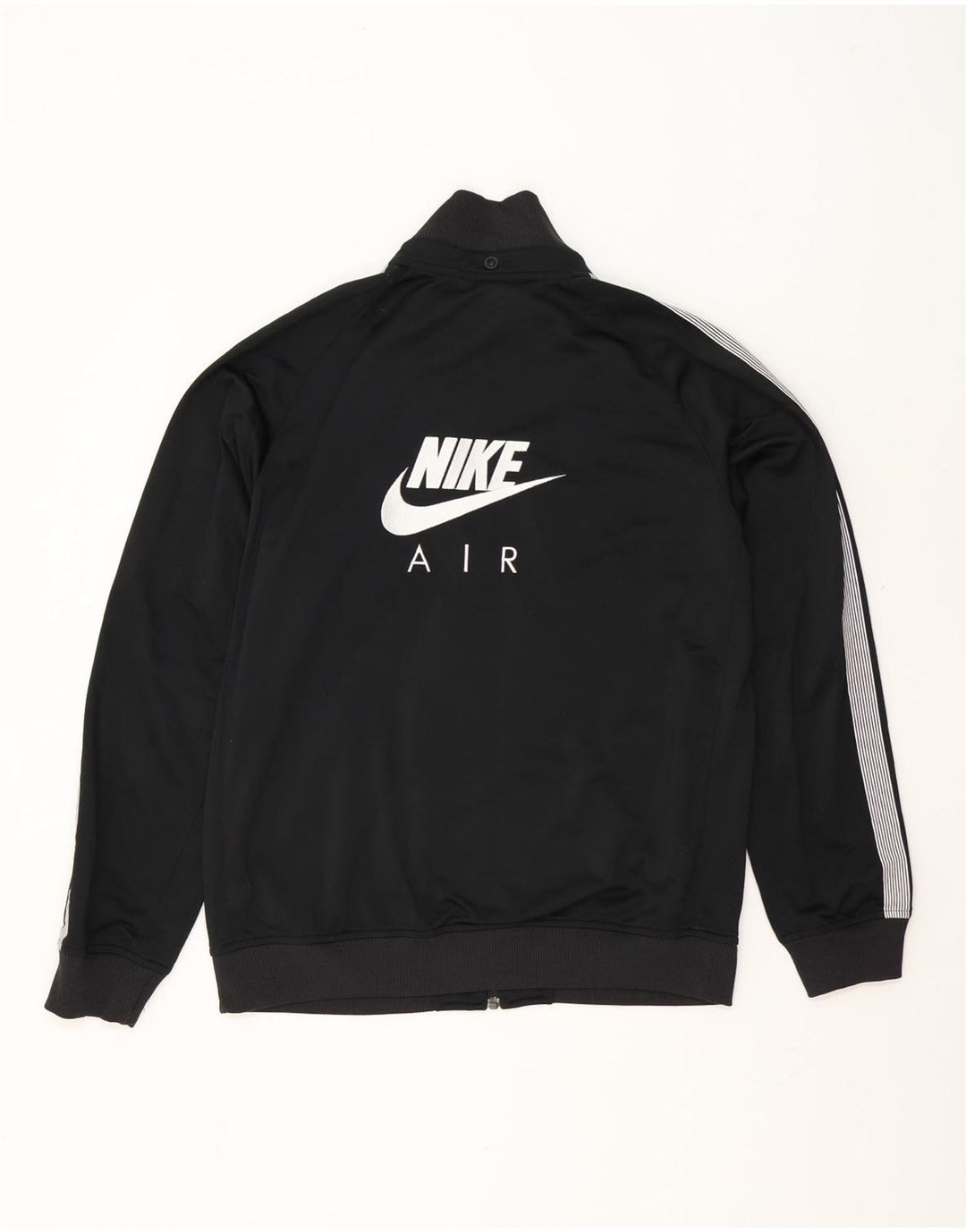 Nike Mens Graphic Tracksuit Top Jacket UK 41/43Large Black Colourblock