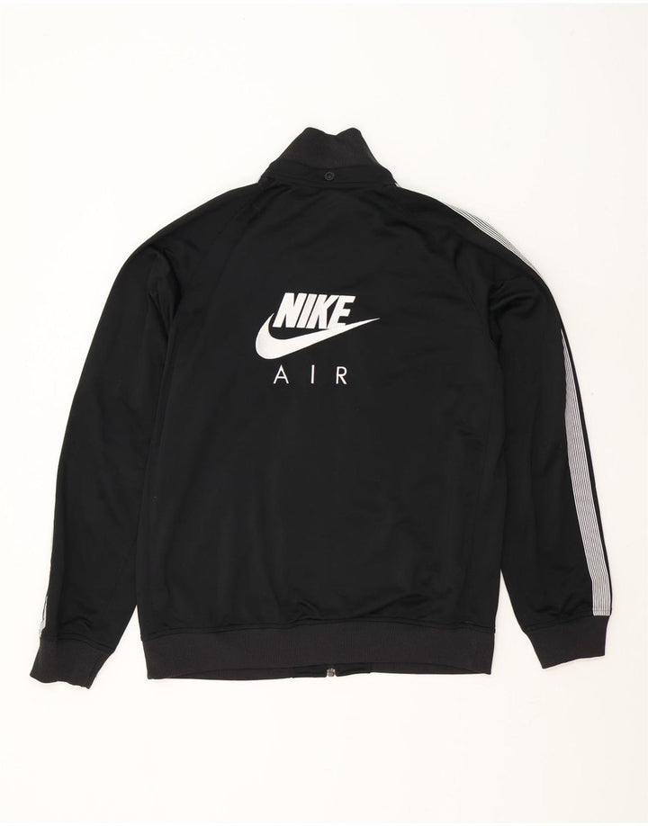 Nike Mens Graphic Tracksuit Top Jacket UK 41/43Large Black Colourblock