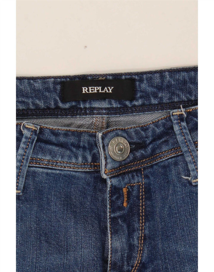 Replay Womens Skinny Jeans W29 L31 Blue
