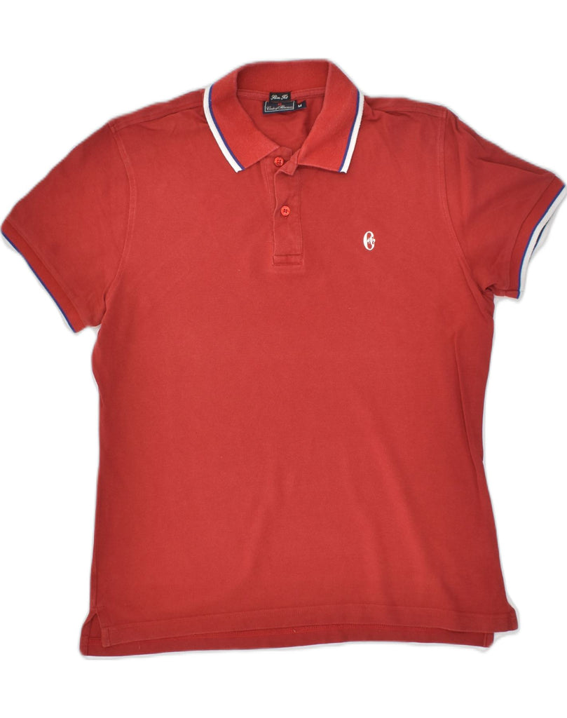 CONTE OF FLORENCE Mens Slim Fit Polo Shirt Medium Red Cotton | Vintage Conte of Florence | Thrift | Second-Hand Conte of Florence | Used Clothing | Messina Hembry 