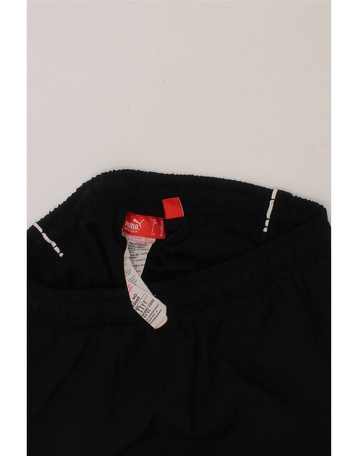 PUMA Boys Tracksuit Trousers 11-12 Years  Black Polyester Vintage Puma and Second-Hand Puma from Messina Hembry 