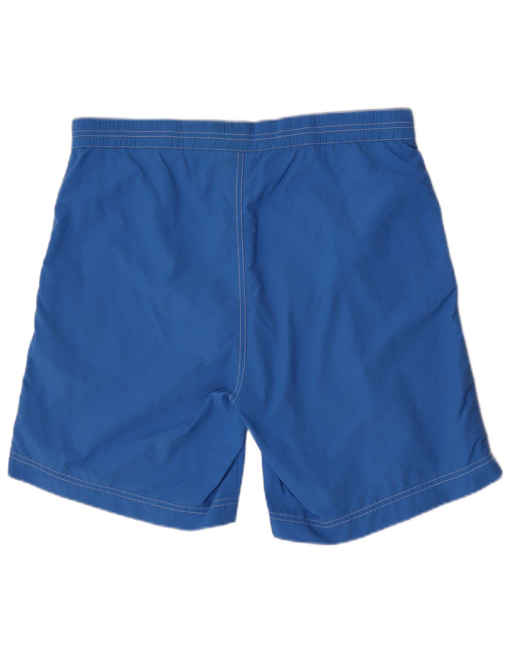 Asics Mens Graphic Chino Shorts XL W36 Blue Colourblock Polyamide