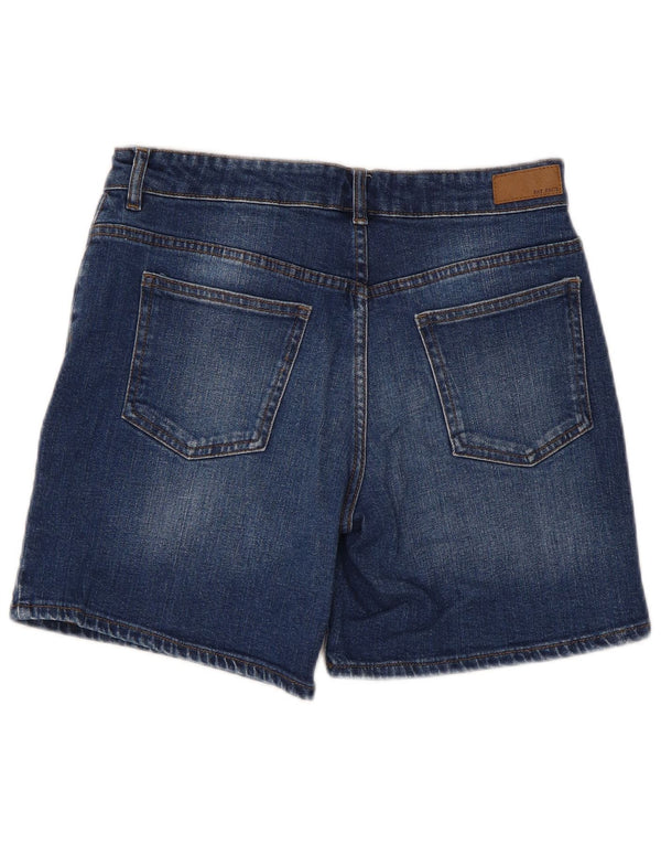 Fat Face Womens Denim Shorts UK 10 Small W30 Blue Cotton
