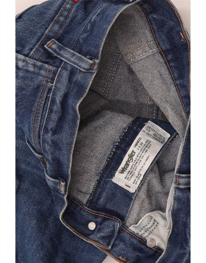 Wrangler Womens Straight Jeans US 5 Small W26 L30 Blue Cotton