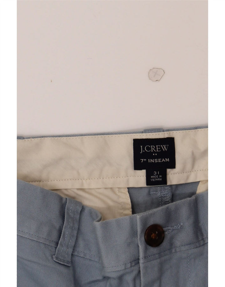 J. CREW Mens Chino Shorts W31 Medium  Blue Cotton Vintage J. Crew and Second-Hand J. Crew from Messina Hembry 