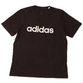 ADIDAS Mens Graphic T-Shirt Top Medium Black Cotton