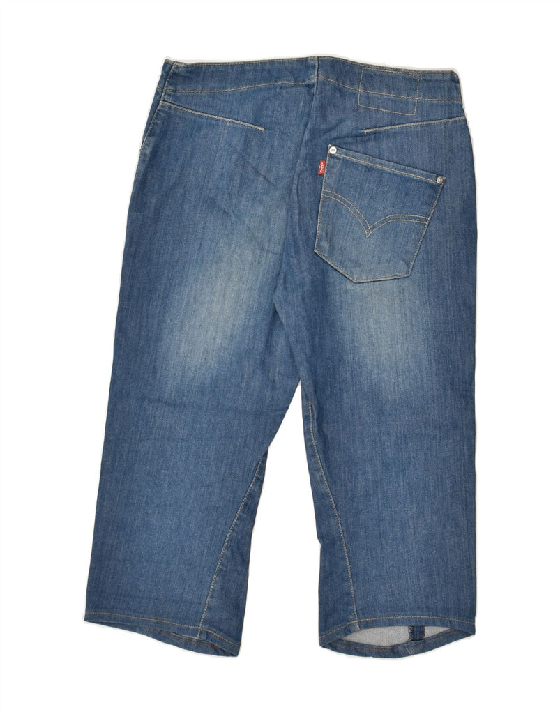 LEVI'S Womens Straight Capri Jeans W30 L19  Blue Cotton | Vintage Levi's | Thrift | Second-Hand Levi's | Used Clothing | Messina Hembry 