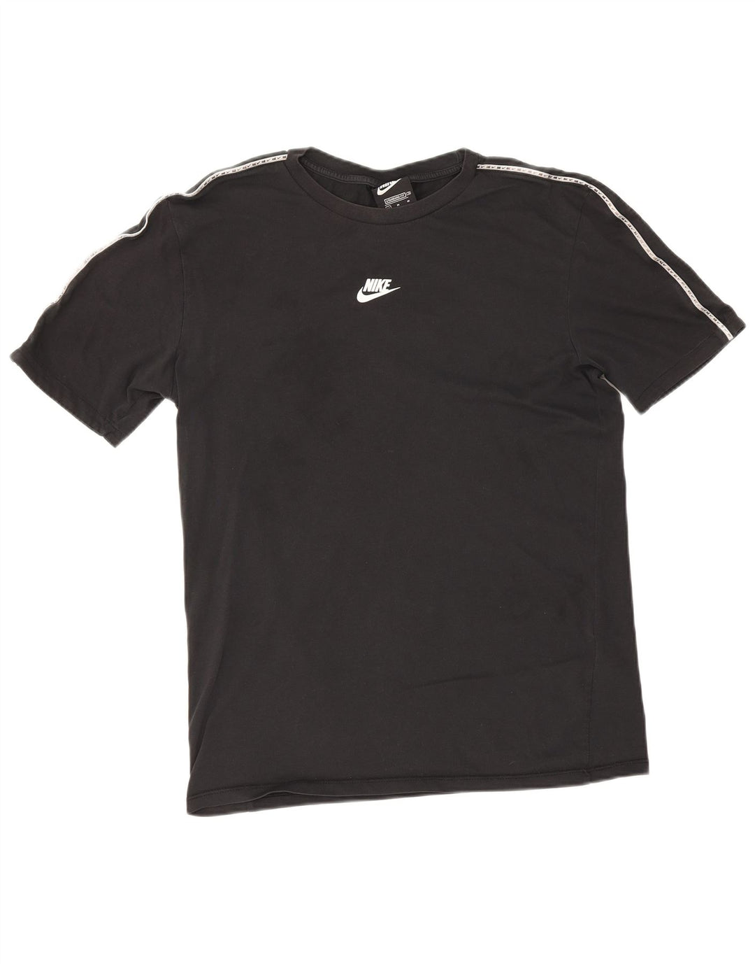 Nike Mens Standard Fit T-Shirt Top Medium Black Cotton