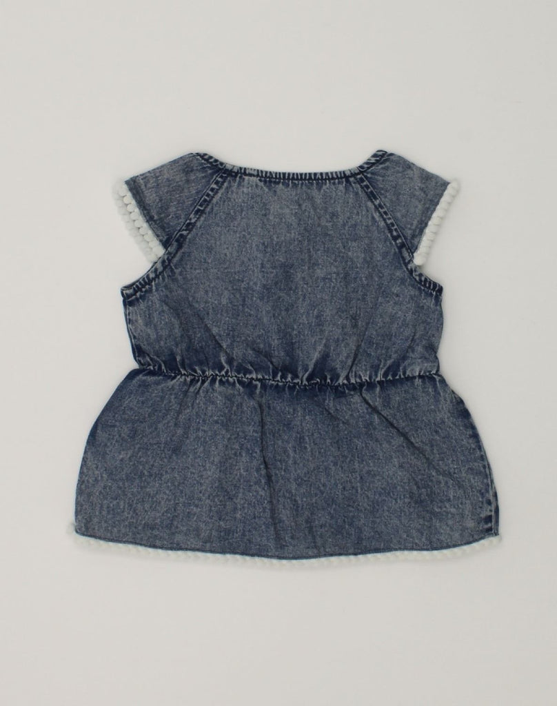 GUESS Baby Girls Denim Dress 6-9 Months Blue Cotton | Vintage Guess | Thrift | Second-Hand Guess | Used Clothing | Messina Hembry 