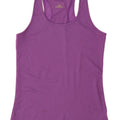 UNDER ARMOUR Womens Vest Top UK 16 Large Purple Polyester